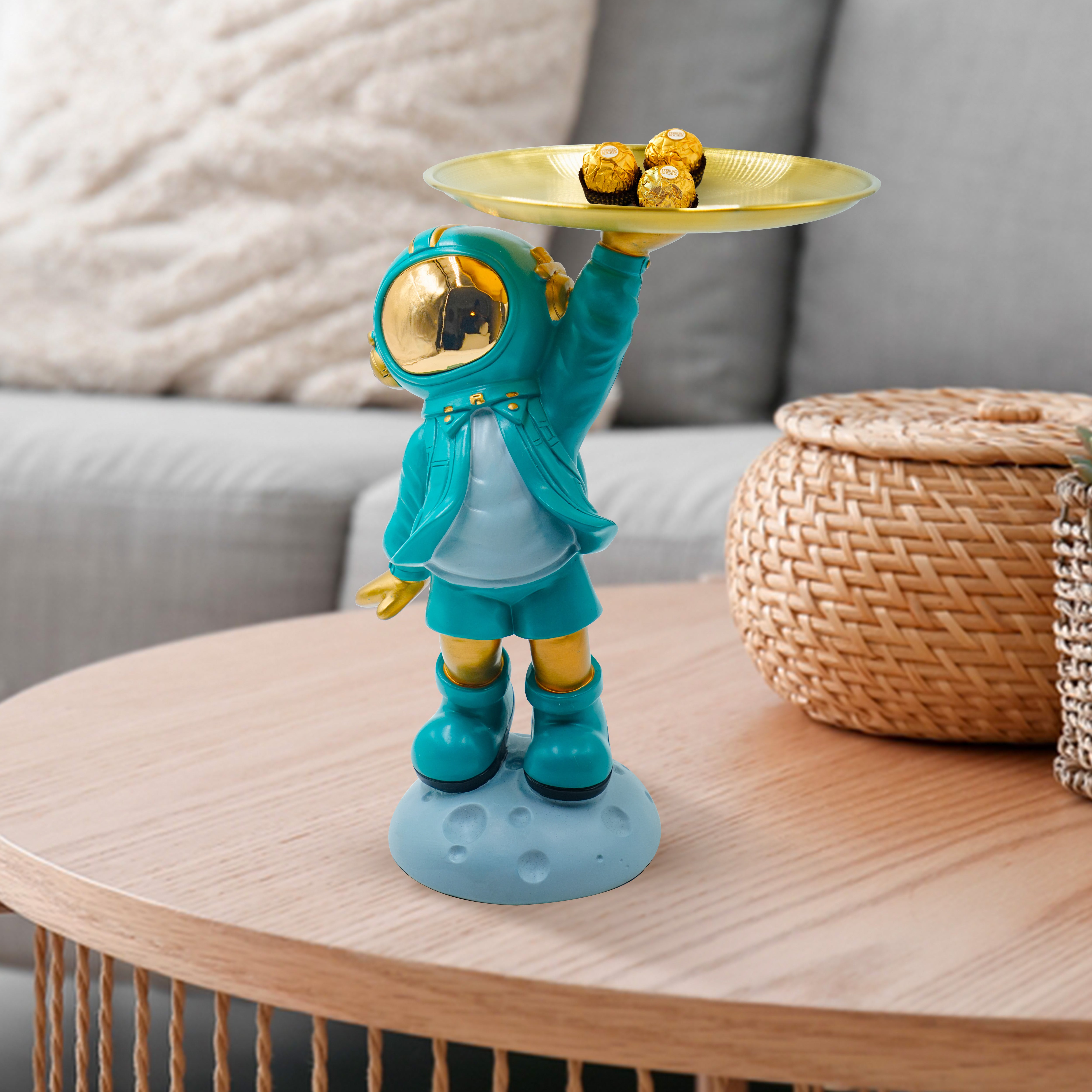 Astronaut Holding Table Decor