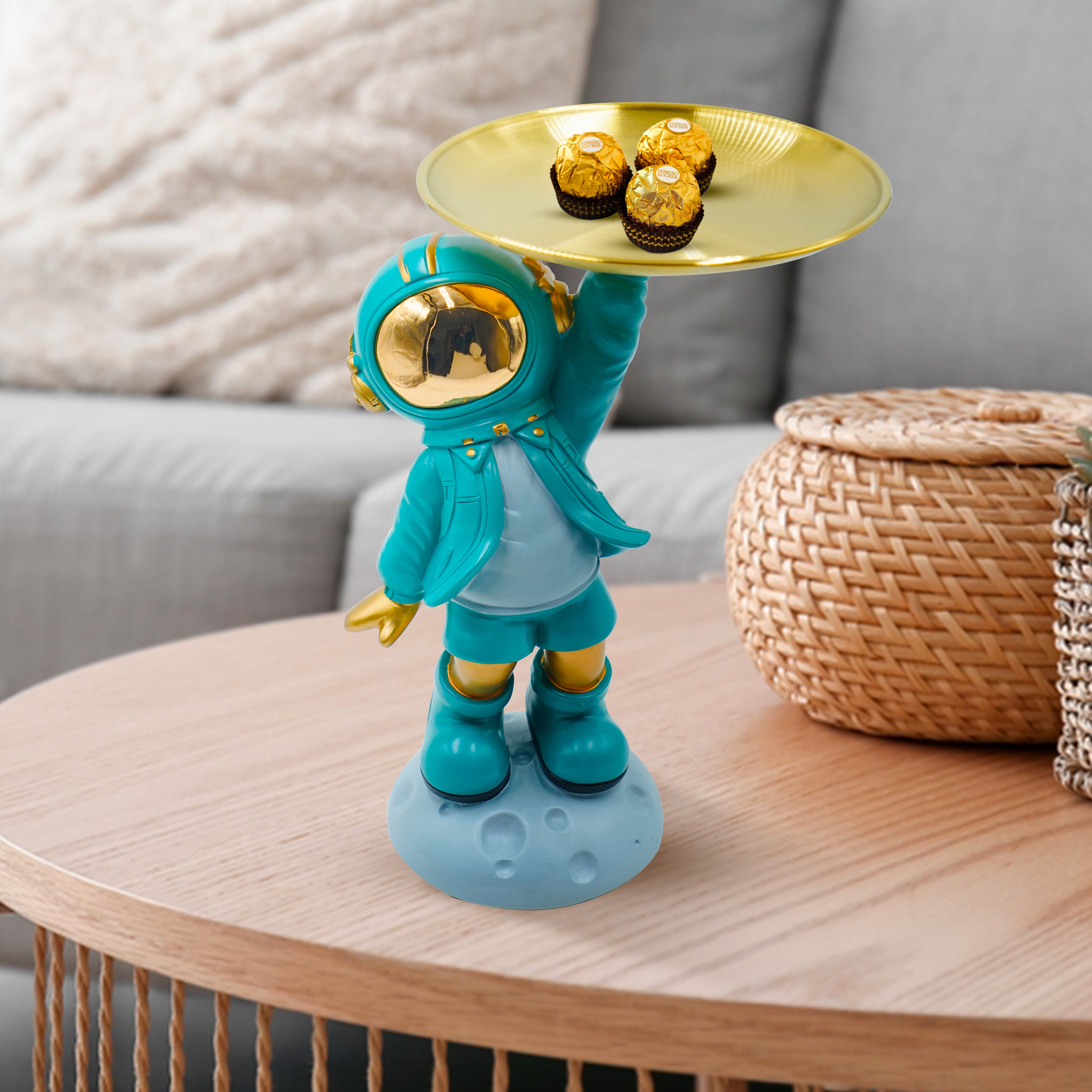 Astronaut Holding Table Decor