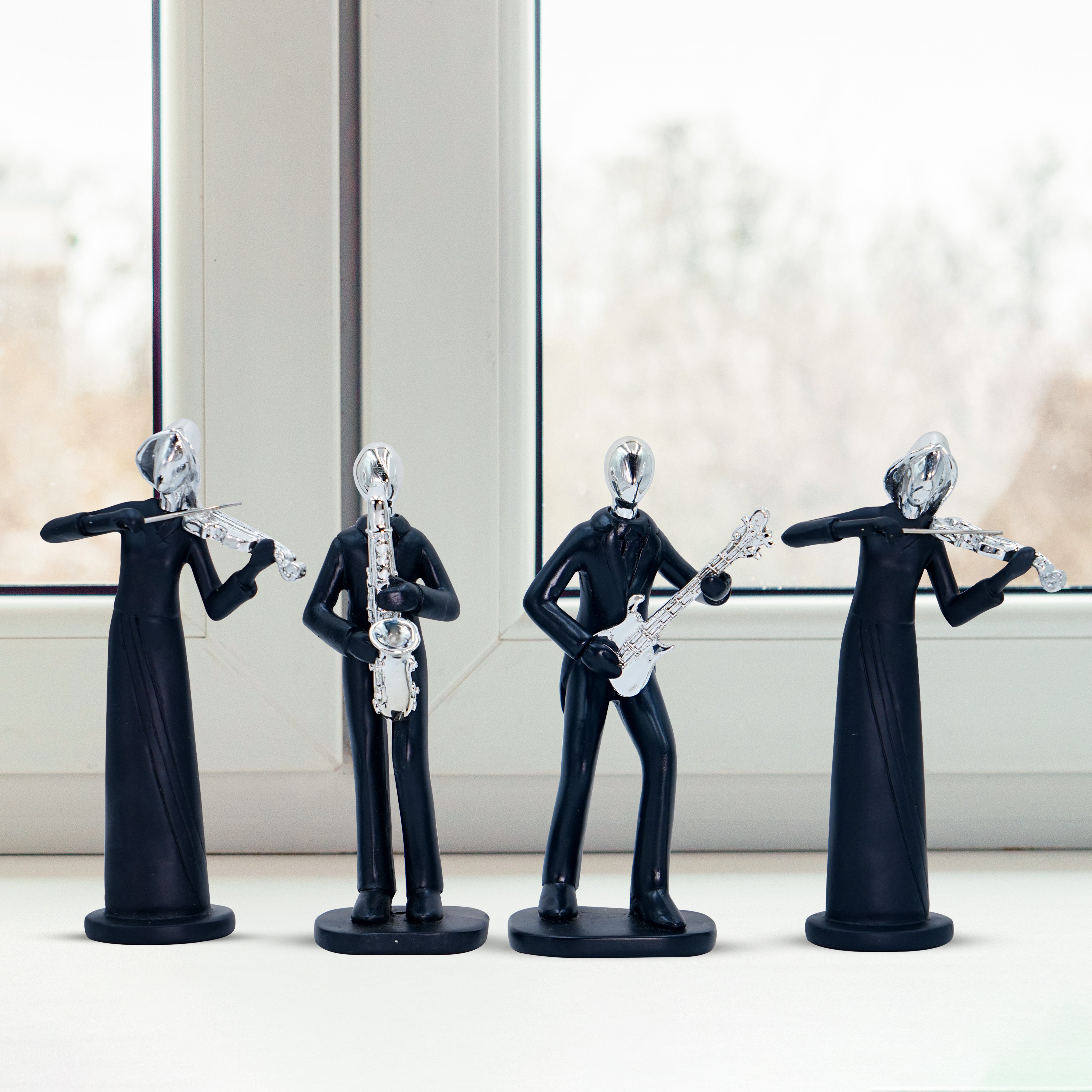 Musician 3D Hand Sculpted Metal Art