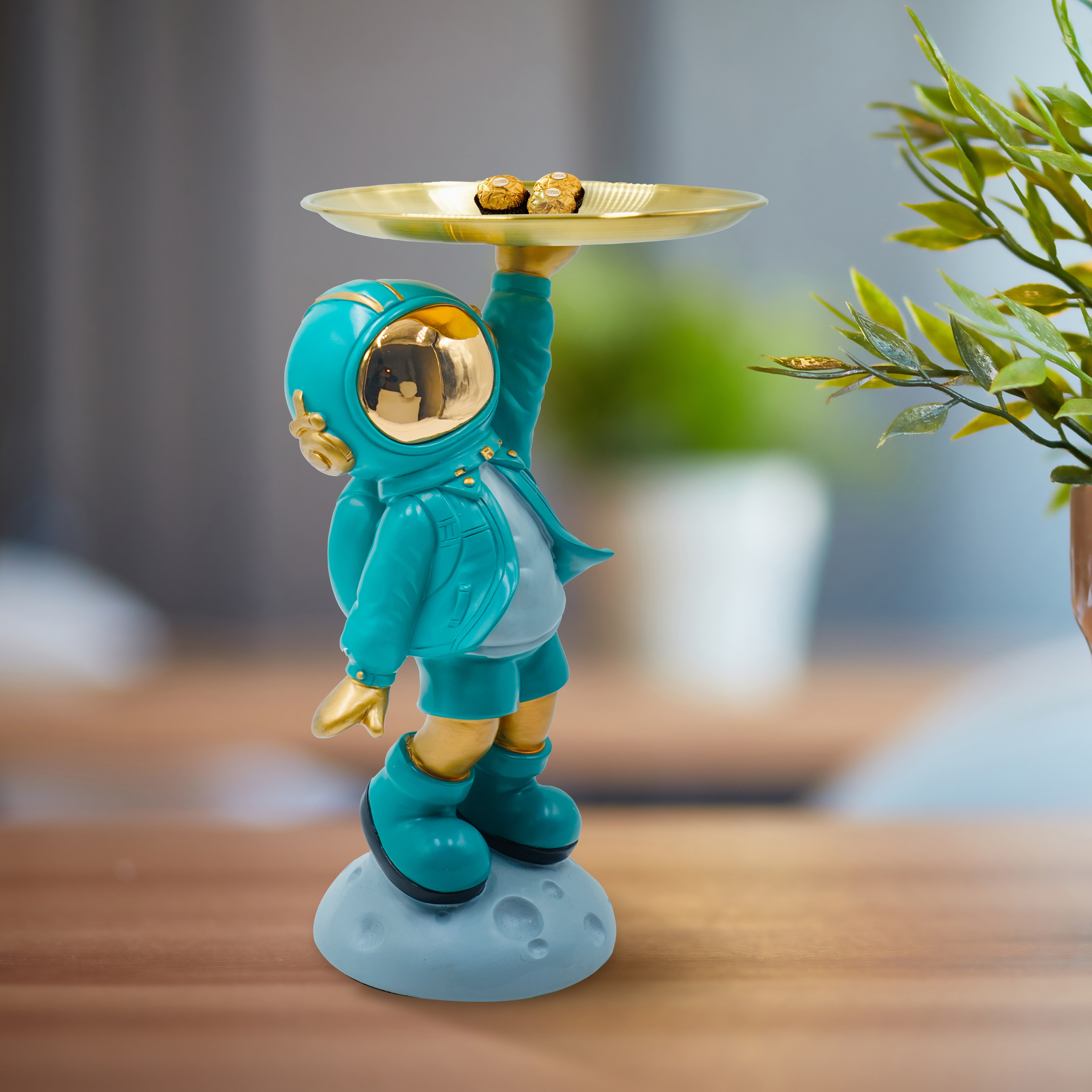 Astronaut Holding Table Decor
