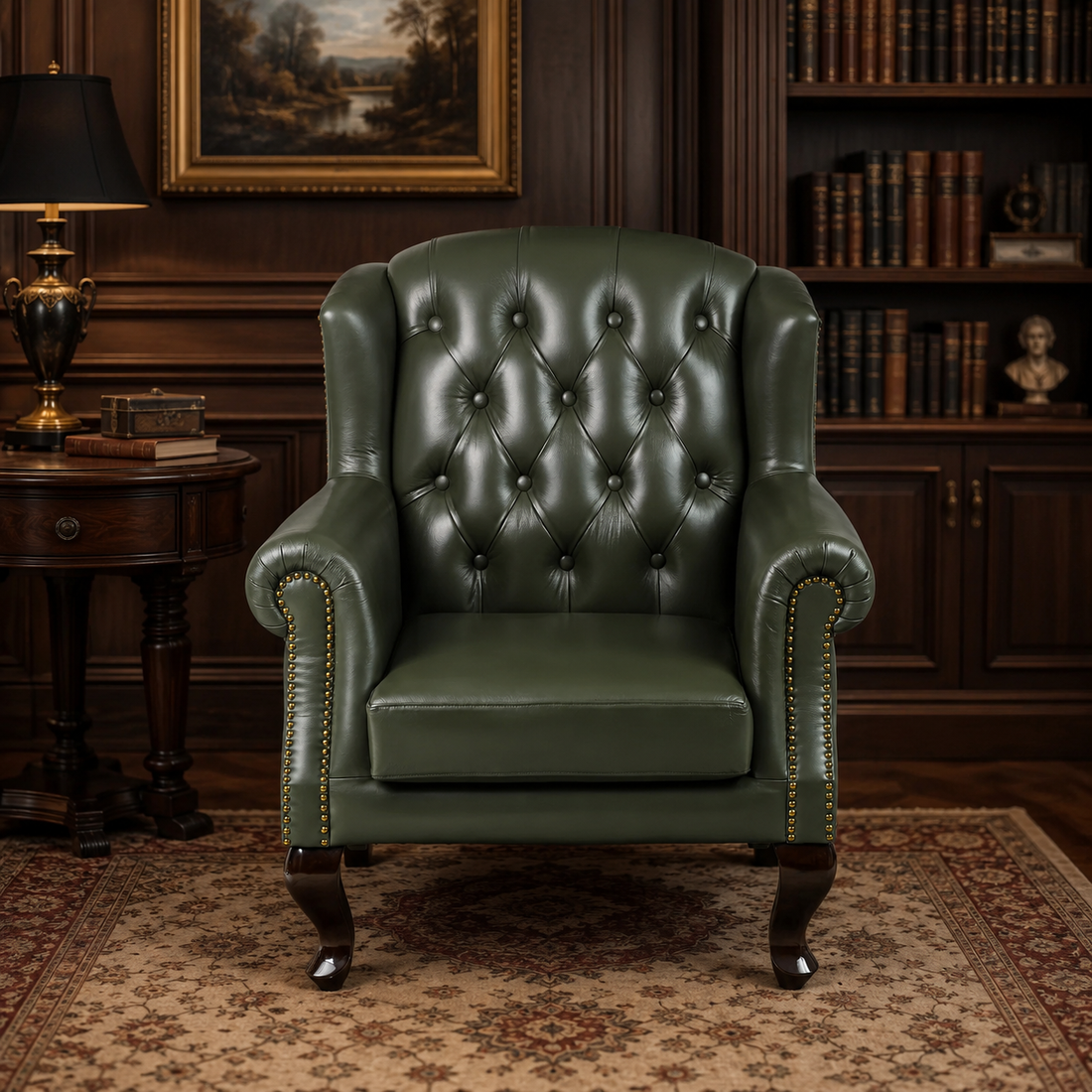 Leather Wing Chair