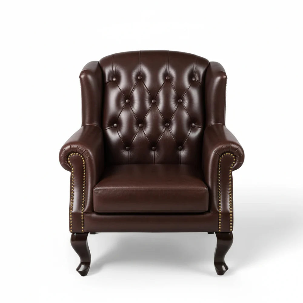 Leather Wing Chair