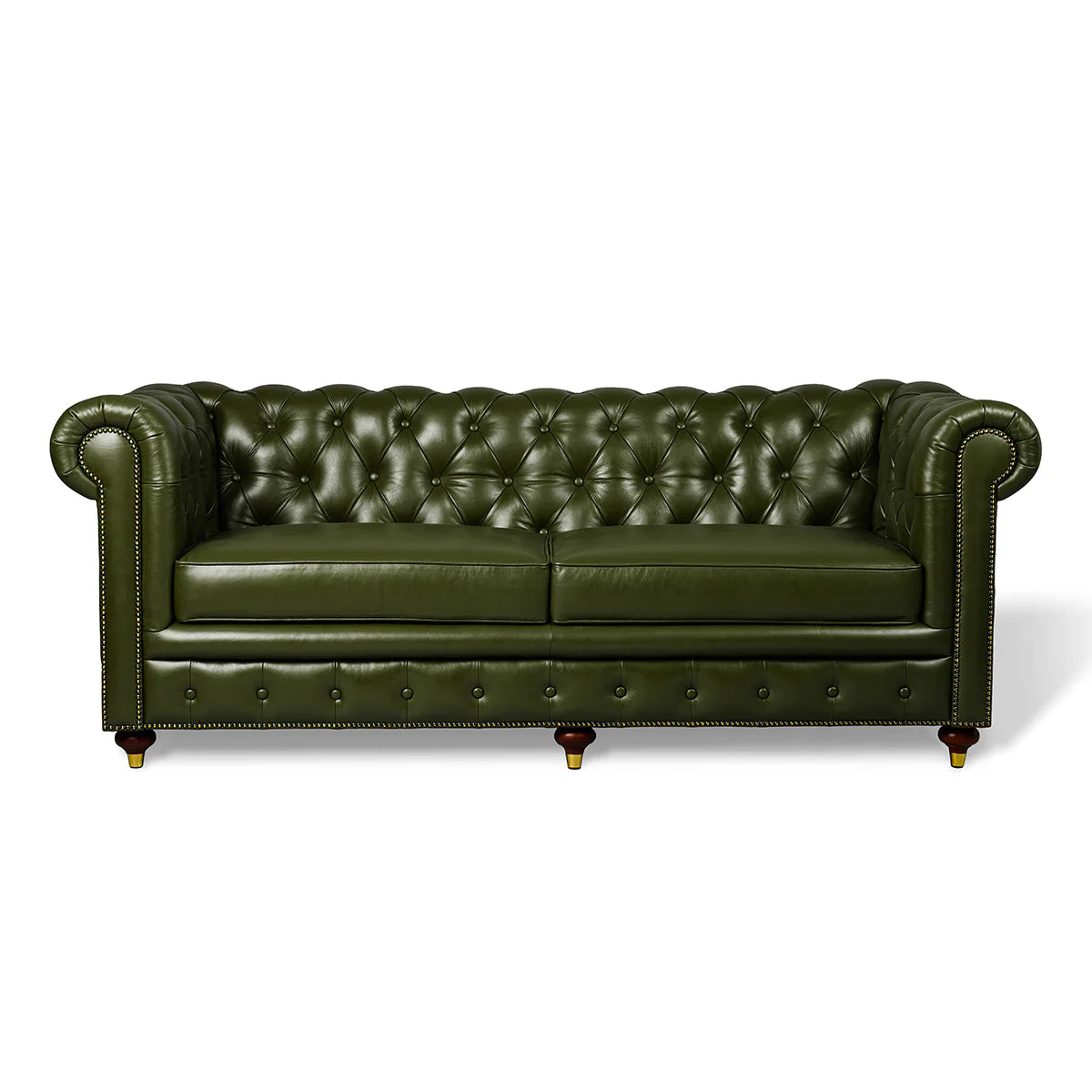 Leather Three Seater Sofa