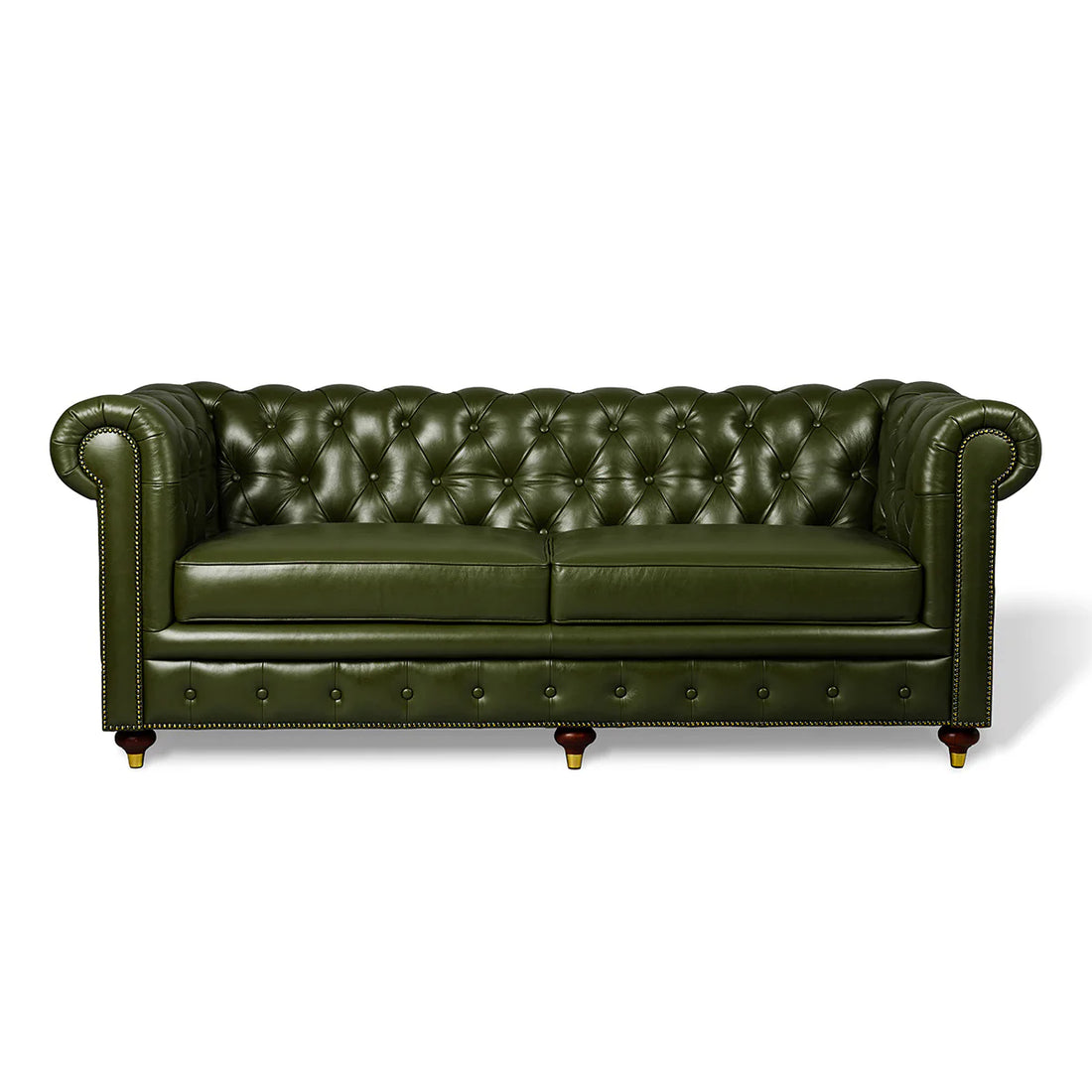 Leather Three Seater Sofa